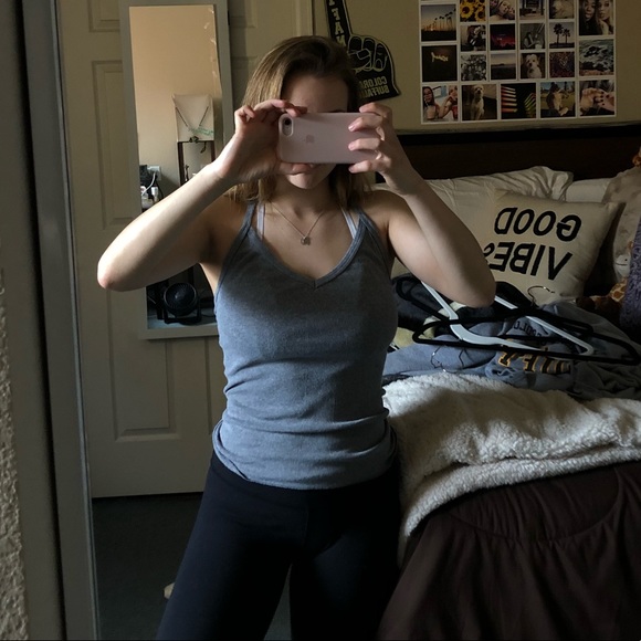 Urban Outfitters Tops - GREY RACER BACK TANK TOP